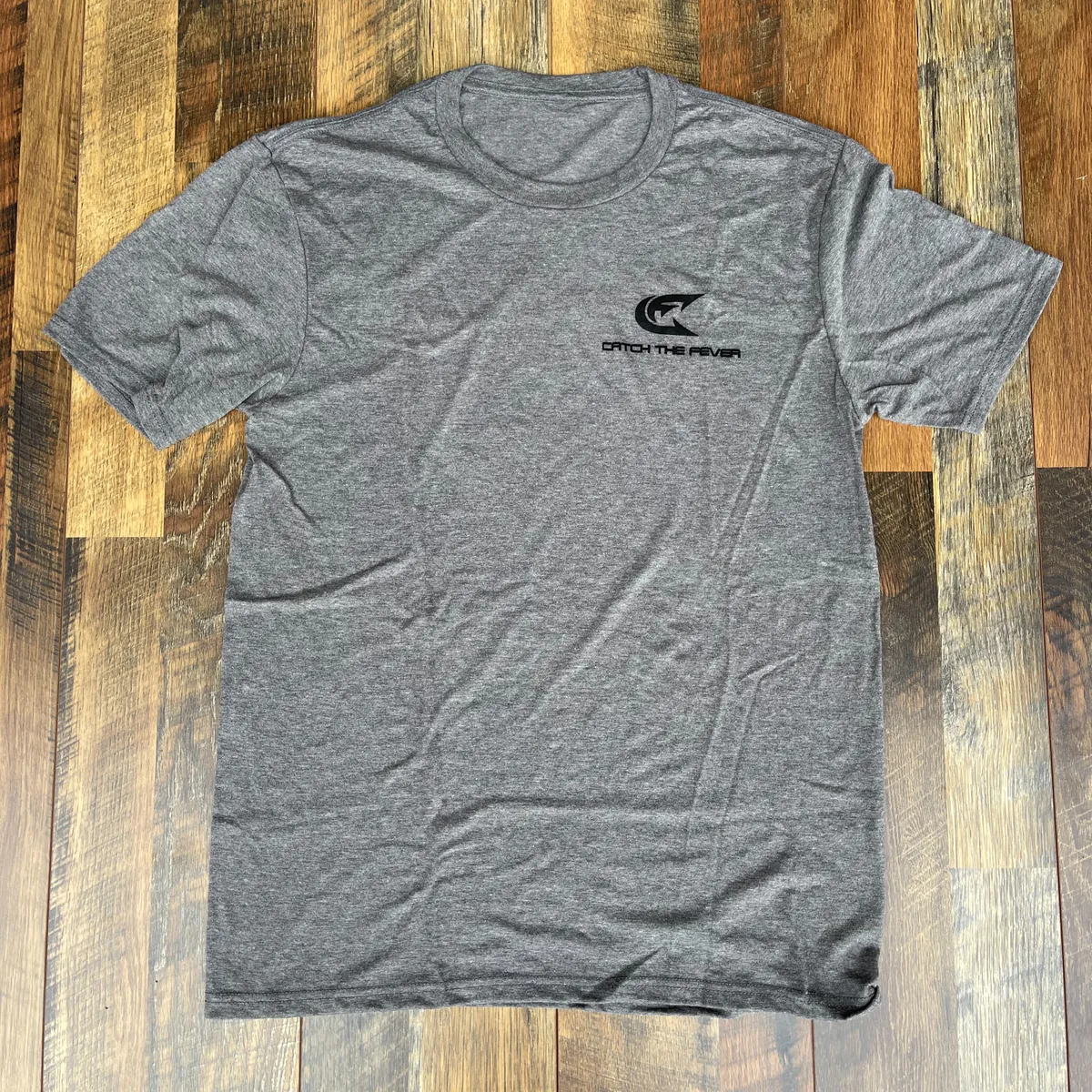 Silver/Black Catch The Fever Logo Cooling Short Sleeve T-Shirt