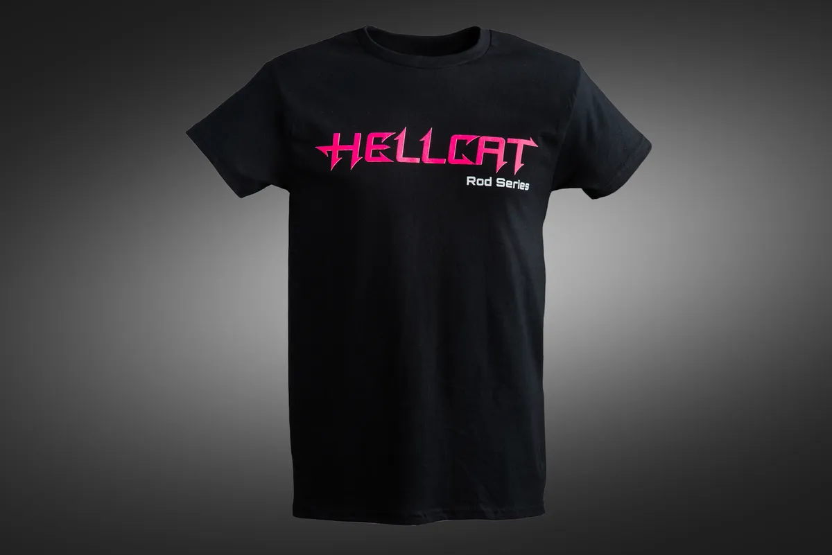 Pink/Black HellCat Logo Short Sleeve T-Shirt